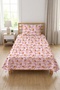 Cute Chick Ribbon Patterned Teenager Pique Set-Candy Girl Modern Powder Salmon Decorative Bedspread - 5