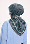 Four Seasons Ancient Motif Viscose Velora Scarf 6420-12 - 4