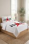 Basketball Dynamic Sports Single Person Pique Set-Street Style Youth Modern Red Quilted Bedspread - 4