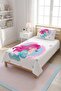 Mermaid Coral Starry Baby Pique Set-Ocean Modern Fuchsia Turquoise Decorative Bedspread