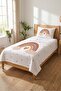 Rainbow Heart Cloudy Young Pike Set-Romantic Fairytale Nordic Powder Decorative Bedspread - 6