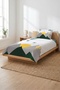 Mountain Balloon Bird Patterned Children's Pique Set-Adventure Themed Nordic Yellow Green Quilted Bedspread - 4