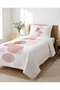 Geometric Polka Dot Single Pique Set-Soft Young Room Nordic Powder Decorative Bedspread - 2