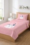 Cute Rabbit and Heart Baby Pique Set - Fairy Tale Themed Nordic Powder Coral Decorative Bedspread