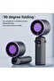 MAXPIX - Portable Handheld Bladeless Fan with LED Digital Display - 4