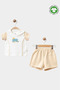 Warm Sand Surf Premium Organic Cotton Baby Set