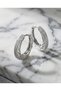Aurivelle Inlaid Zircon Stone Hoop Xuping Earrings