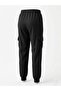 Boys' Black Jogger Sweatpants with Cargo Pockets - 4