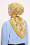 Four Seasons Ancient Motif Viscose Velora Scarf 6419-01 - 5