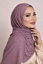Ultra Soft Dusty Rose Combed Cotton Shawl Non-Slip Shawl Anti-Sweat Flowy Shawl - 2