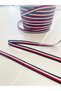 10 Meters Width 1 cm Navy Blue, Red, White Colored Ribbon, Decorative Ribbon, Sewing Tape, Bias Tape - 3