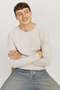 Rundhals and Strickpullover Rundhals and Einfarbig Strickpullover - 4