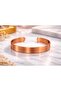 Dual-Sided Copper Bracelet – Ayetel Kürsi, Felak, Nas, Nasar Verse, Solomon Seal, Blessing Prayer