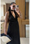 Halter Neck Slit Dress - 7