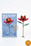 Camellia Flower Making Kit - Non-Fading Crystal Artificial Flower - 74 Pieces Decorative Lego Block Flower - 3