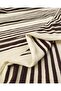 Knitted Fabric in Ecru and Burgundy Colors 140X200Cm - 4