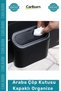 Special Production In-Car Accessory Organizer Door Side Seat Car Trash Bin with Lid Organized Black - 4