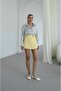 Yellow Gold Brooch Detailed Short Skirt - 5