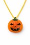 Halloween Pumpkin Figured Necklace Orange 60 cm Unisex Plastic - 4