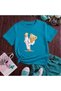 Kareteci Bear Printed 100% Cotton Crew Neck Kids Unisex T-Shirt 5 6 -7 8-9 10 -11 12 Years Old