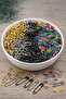 4-Piece Mixed Fork Needle Set (Gold + Silver + Black + Colorful) – 200 Safe Needles - 2