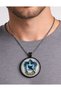 Silver Color Chain Necklace with Ravenclaw Figure 60 cm Unisex Metal Design - 2