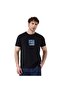6Sm5025-Bk Crew Neck Men's T-Shirt - Black