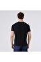 6Sm5025-Bk Crew Neck Men's T-Shirt - Black - 3