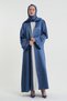 Baby Blue Women's Aysaha Abaya, Ferace & Shawl - Length 145 cm - 4