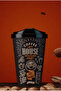 650ml Coffee Cup with Lid Practical Use Plastic Coffee & Tea Mug Hot Drink Cups - 4