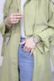 6348- Comfortable and Stylish Zippered Pocket, Sleeve Tie Detail, Soft Modal Fabric, Long Hooded Women's Tunic - 3