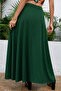 Women's High Waist Side Slit Long Summer Sandy Skirt - 2