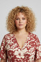 Floral Patterned Short Sleeve Dress - 3