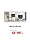 Tilt TV Wall Bracket, 32 to 65 inches, Black - 6