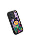 Redmi 15C 4G/5G Compatible Shockproof Camera Protected Black Silicone Stylish Print Case - 3