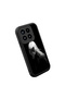 Mi 15 5g Compatible Shockproof Camera Protected Black Silicone Stylish Print Case - 3