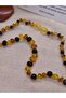Damla Amber Baby Teeth Necklace, Multi Color, Baltic Lithuania, Certified, Gift Necklace for Babies - 4