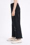 26904-26 Girls' Denim Trousers with Star Patch Detail, Tasseled Legs, Comfortable Fit, Daily Wear - 4