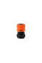 Automatic Coupling, 1/2 inches, Black/Orange - 2