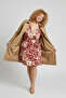 Floral Patterned Short Sleeve Dress - 4