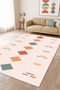 Machine Washable Non-Slip Base Stain-Resistant Digital Living Room Carpet Kitchen Carpet Rug and Runner