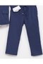 Baby Boy Blue Jacket, Pants, Snap Button Shirt, 3-6-9-12-18-24 Months Stylish Bow Tie 4-Piece Set - 5