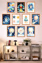 10-Piece Frame-Looking Space, Astronaut, Planet, Baby, Children's Room Painting Set 15X20 cm Mdf Uv Printing - 4