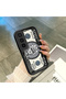 Infinix Hot 60 Pro Plus Compatible Shockproof Camera Protected Black Silicone Stylish Print Case