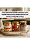 6 Glass Bottles (Multi-Purpose Use as Baby Food-Sauce-Hacamat Jars) 250 Cc with Gold Lid