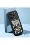 Tecno Pova 6/Pova 6 Pro Compatible Shockproof Camera Protected Black Silicone Stylish Print Case - 2