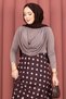 Degaje Draped Sandy Body Dark Mink