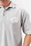 Stonepath Embroidery Detailed Polo Collar Oversize T-Shirt - 2