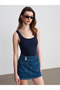 72306 Denim Shorts Skirt with Pocket Detail - 3