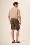 Men's Cotton Pocket Shorts Khaki - 3